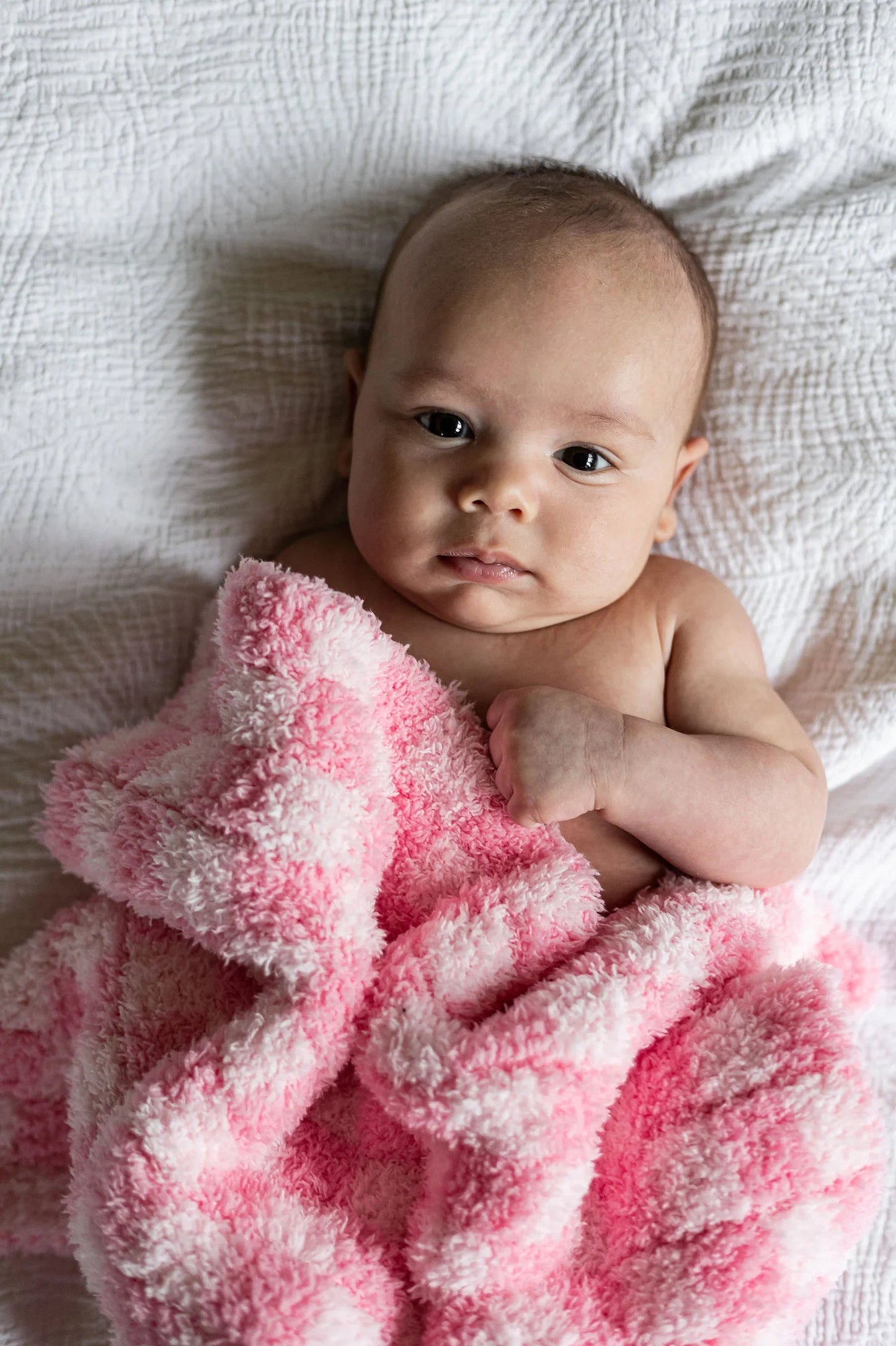 Cotton Candy Check Print Lovey