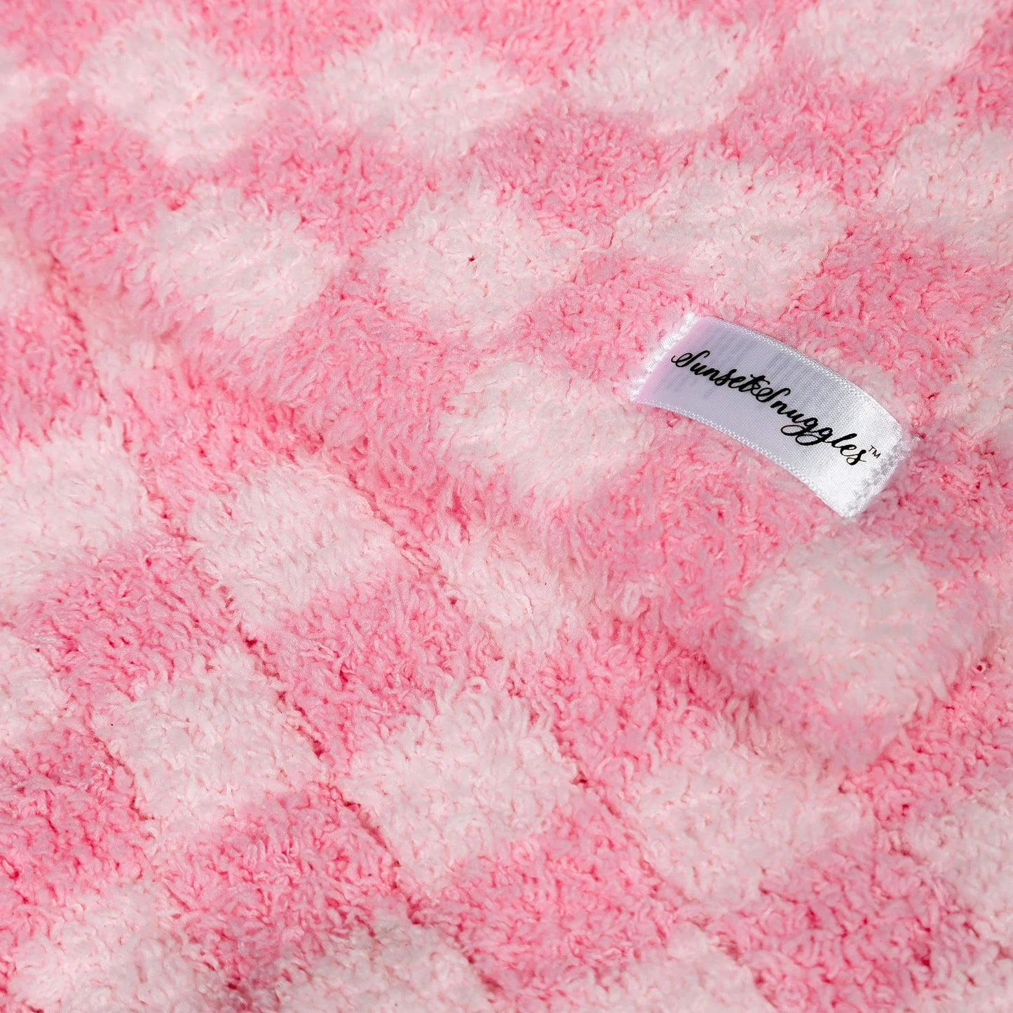 Cotton Candy Check Print Lovey