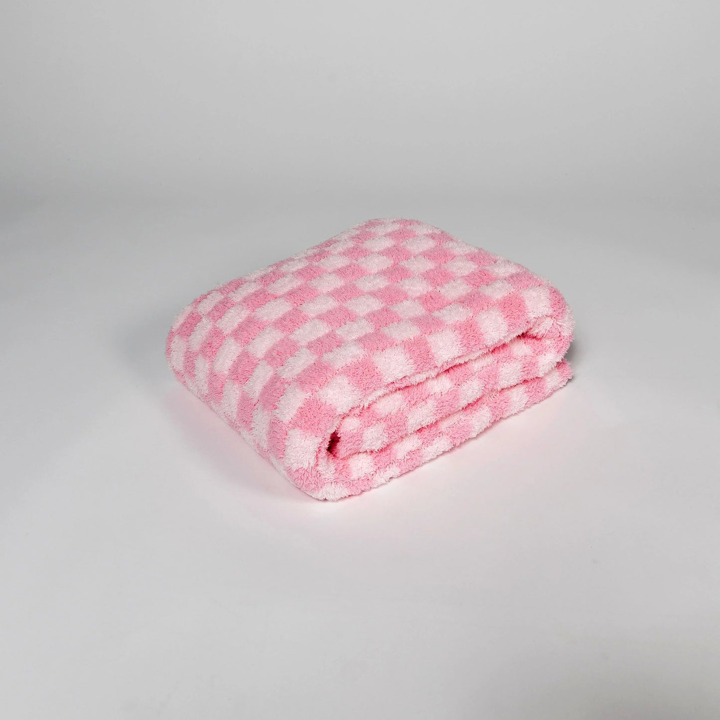 Cotton Candy Check Print Toddler Blanket