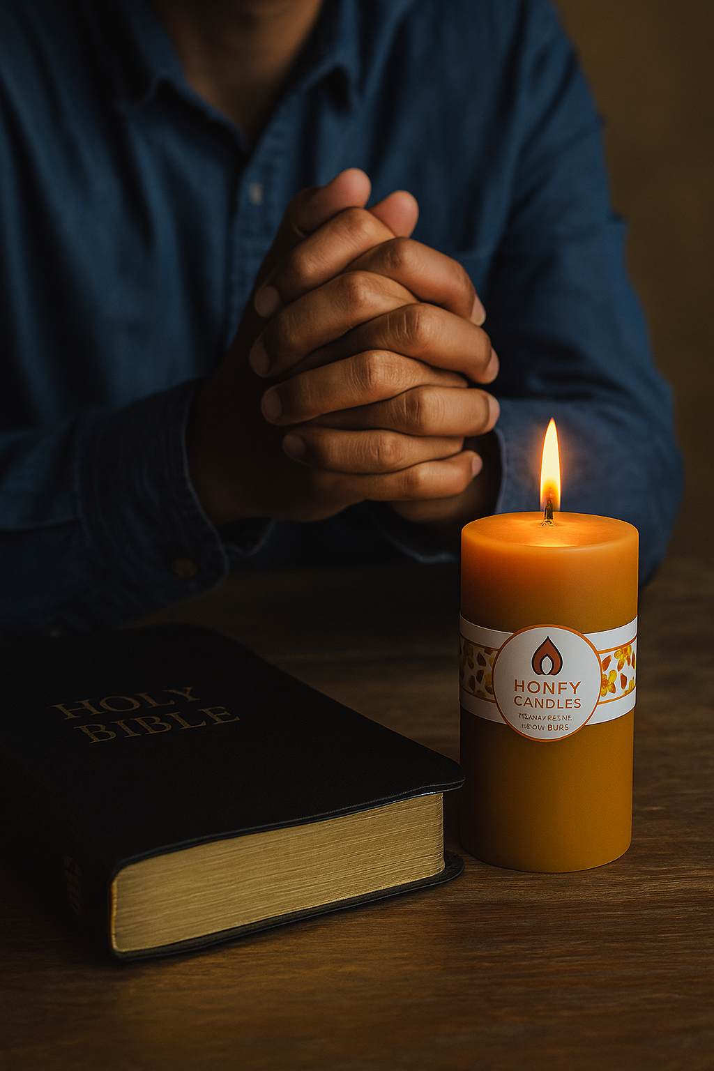 3 Day - 100% Pure Bees Wax Candle - Made in Canada