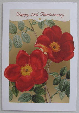 50th Wedding Anniversary Card