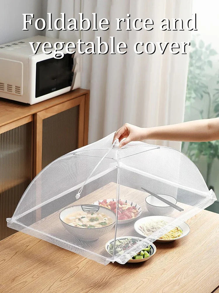 1PC Dining table cover vegetable cover home foldable table cover new dust and fly proof