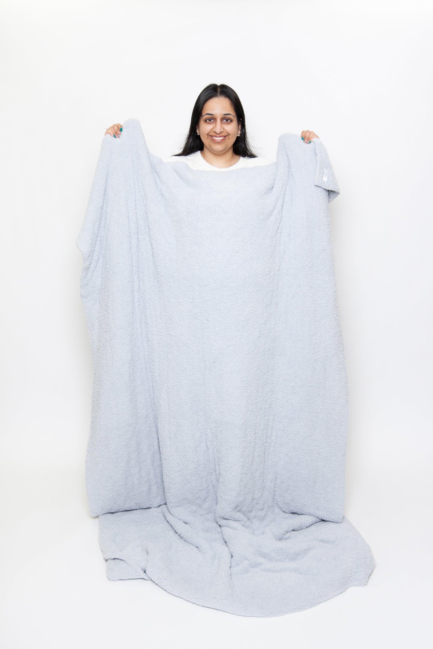 Frozen Solid Double Layered Print Extended Throw