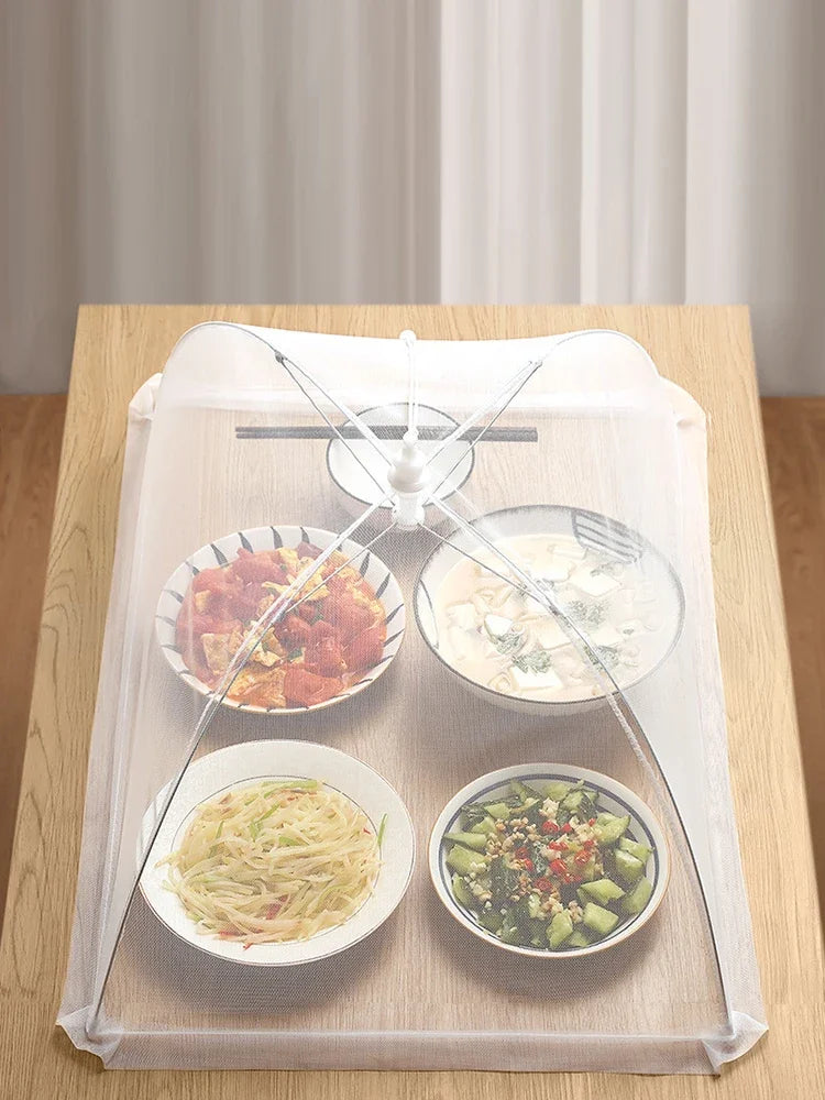 1PC Dining table cover vegetable cover home foldable table cover new dust and fly proof