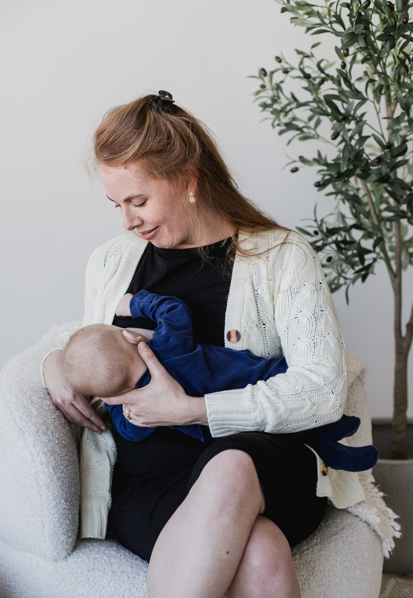 Taryn 3/4 Sleeve Maternity and Nursing Dress