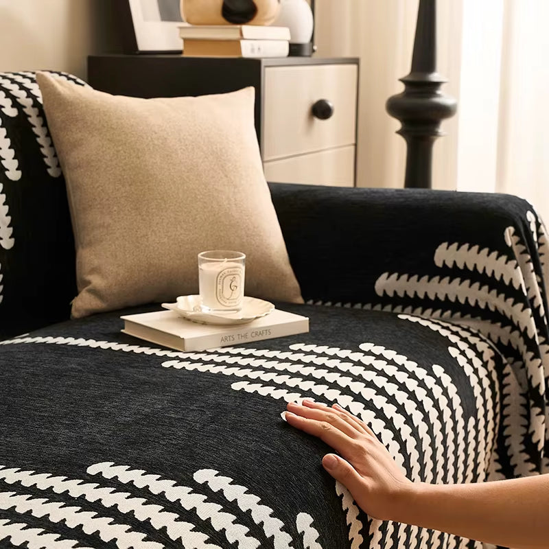 Home Sofa Cover Living Room Sofas Blanket Cover Prevent Cat Scratch Blanket Sofa Cover Knitted Blanket Sectional Sofa