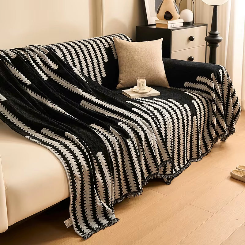 Home Sofa Cover Living Room Sofas Blanket Cover Prevent Cat Scratch Blanket Sofa Cover Knitted Blanket Sectional Sofa