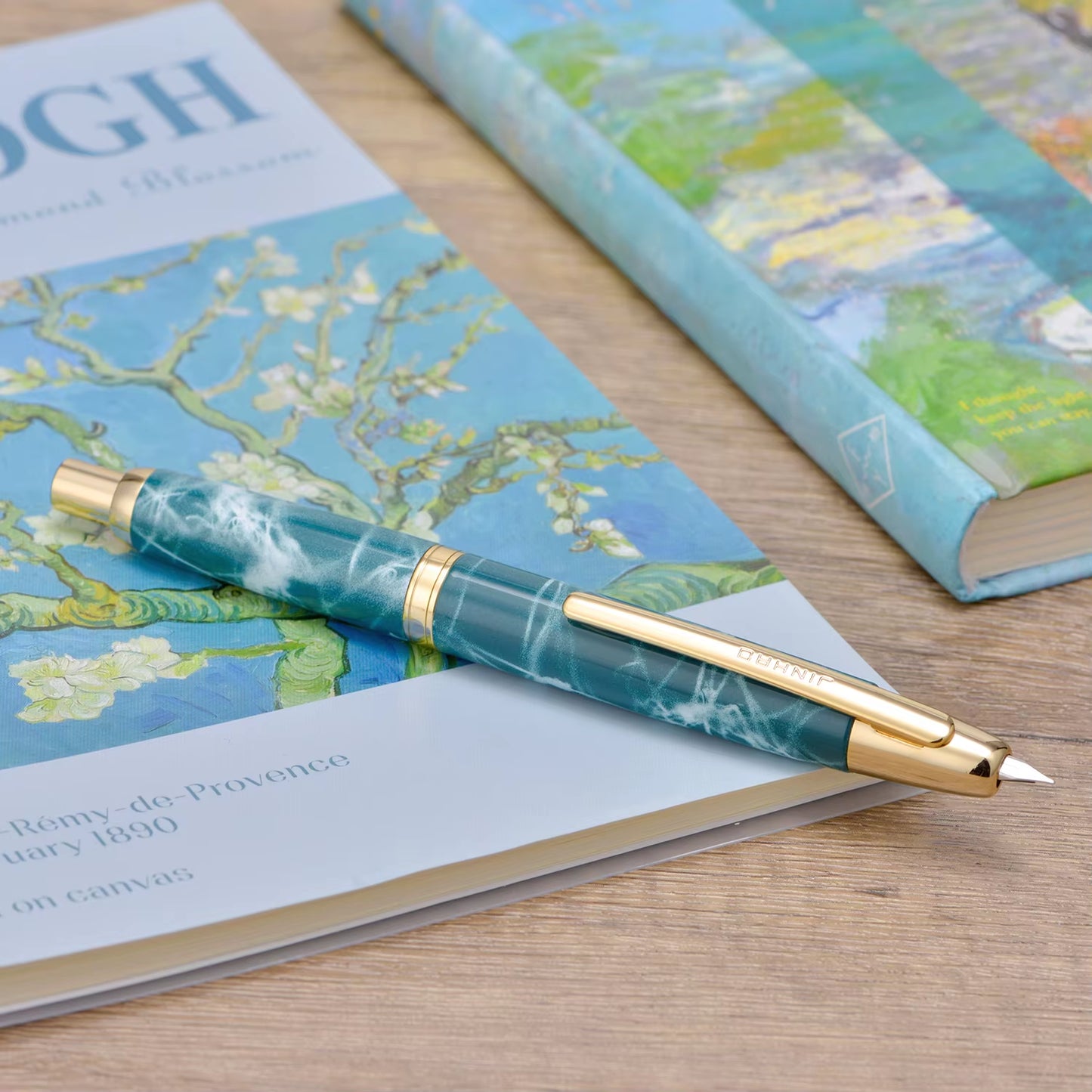 Jinhao 10 Retractable Press Fountain Pen EF/F/M Nib with Ink Converter Writing Gift Pen