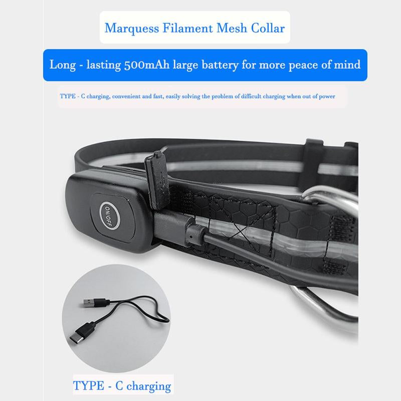 LED Dog Collar Light Rechargeable Color Changing Glow in the Dark Waterproof for Large Small Medium Dogs Halloween Cloak Photo Prop Black Friday Deals