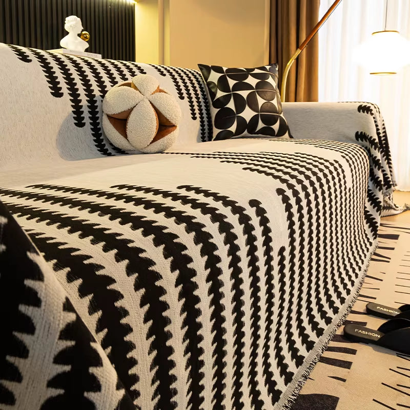 Home Sofa Cover Living Room Sofas Blanket Cover Prevent Cat Scratch Blanket Sofa Cover Knitted Blanket Sectional Sofa