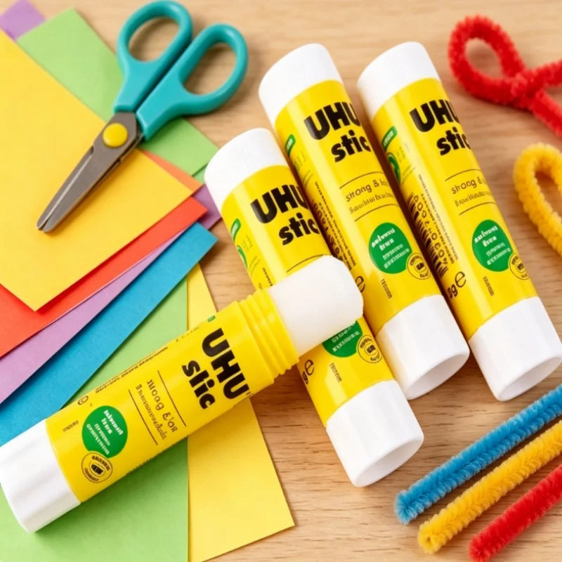 UHU Glue Stick 8.2g 21g Strong Adhesive Solid Glue No Mess School Office Craft Paper Glue Stick