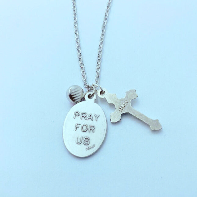 Crucifix with Saint Thérèse of Lisieux Medal