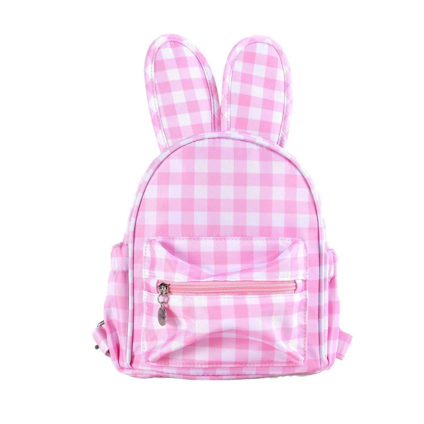Gingham Bunny Ear Mini Backpack – Cute Plaid Bag for Girls (4 Colours)