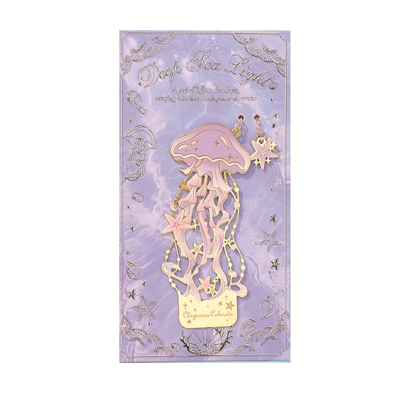 Hollow Metal Bookmark Ocean-Themed Metal Bookmark Creative Bookmark Unique For Art Enthusiasts School Supplies Reading