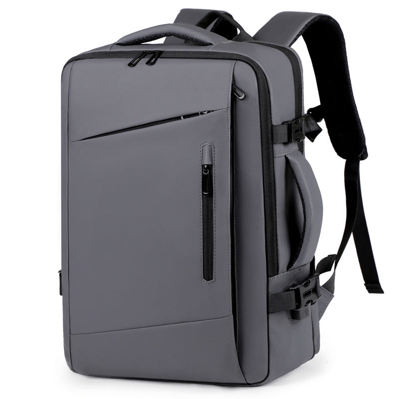 Business backpack, backpack with expandable capacity for business trips, laptop bag for commuting, large capacity for men