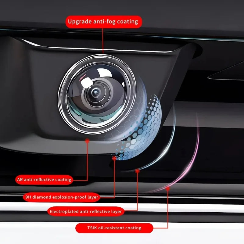 2/4/8Pcs 360 Panoramic Rear Camera Protector, HD Clear Anti-Scratch Lens Guard for Car Mod