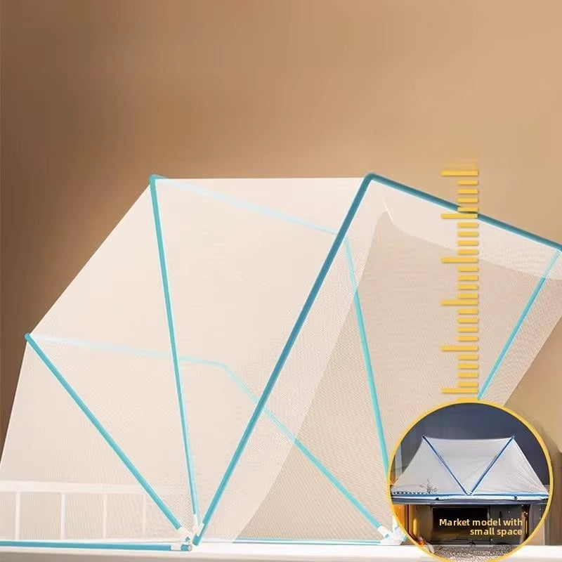 Portable Foldable Mosquito Net Easy to Carry No Installation Required Travel Friendly Dormi Bunk Bed Anti-Mosquito