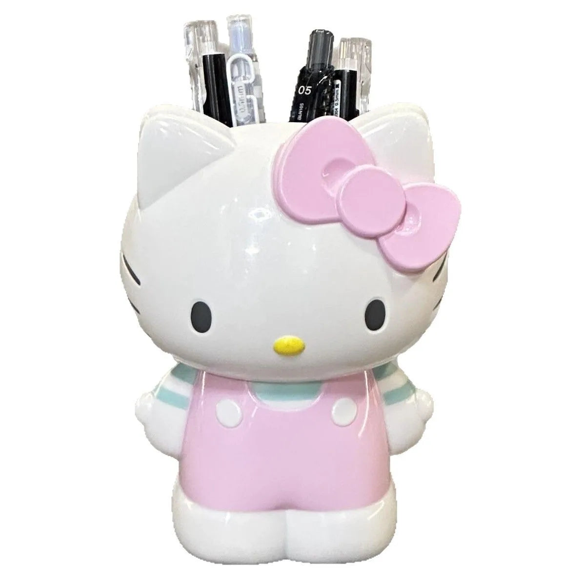 New Cartoon Sanrio Hello Kitty Pen Holder Stationery Melody Makeup Brush Storage Tube Desktop Storage Ornaments Gift Toys