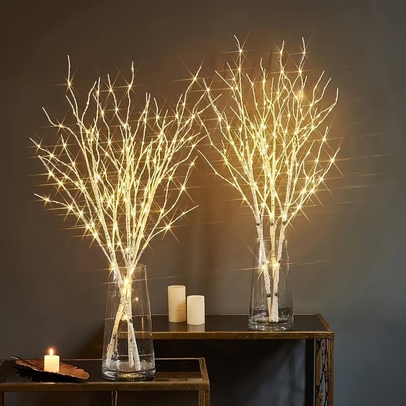 [Luminous Birch Light] Luminous 1pc Birch Branch Decorative Light | Battery Powered Simulated Artificial Branches for Indoor, Wedding, Party, Home Decoration Festivals