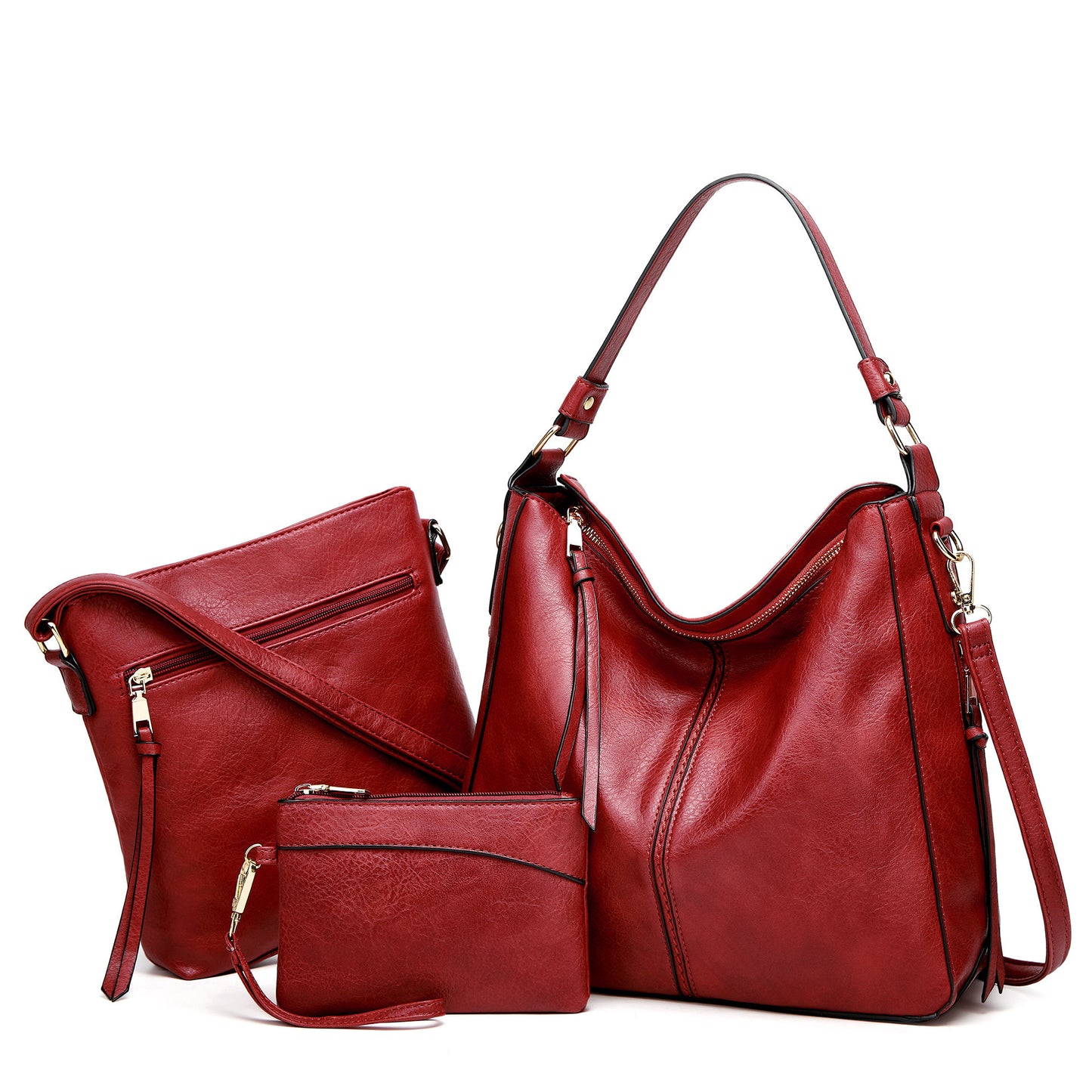 Soft leather large-capacity women's bag, tote bun mother bag