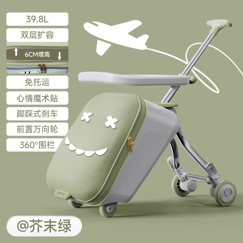 Luggage Children's Riding And Boarding Machine Trolley Case