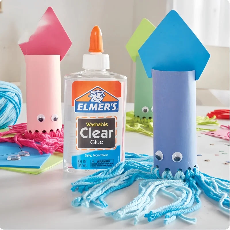 Elmer’s Glue 118ml 147ml 240ml Slime Glue Washable Non Toxic All Purpose for Slime Craft Paper School DIY Adhesive