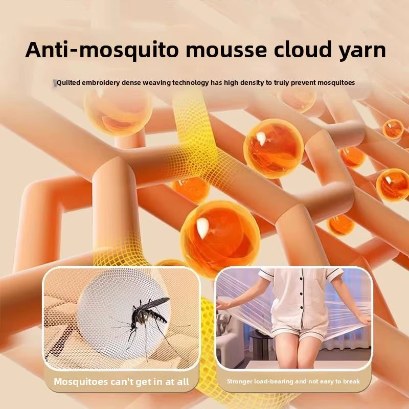 Portable Foldable Mosquito Net Easy to Carry No Installation Required Travel Friendly Dormi Bunk Bed Anti-Mosquito