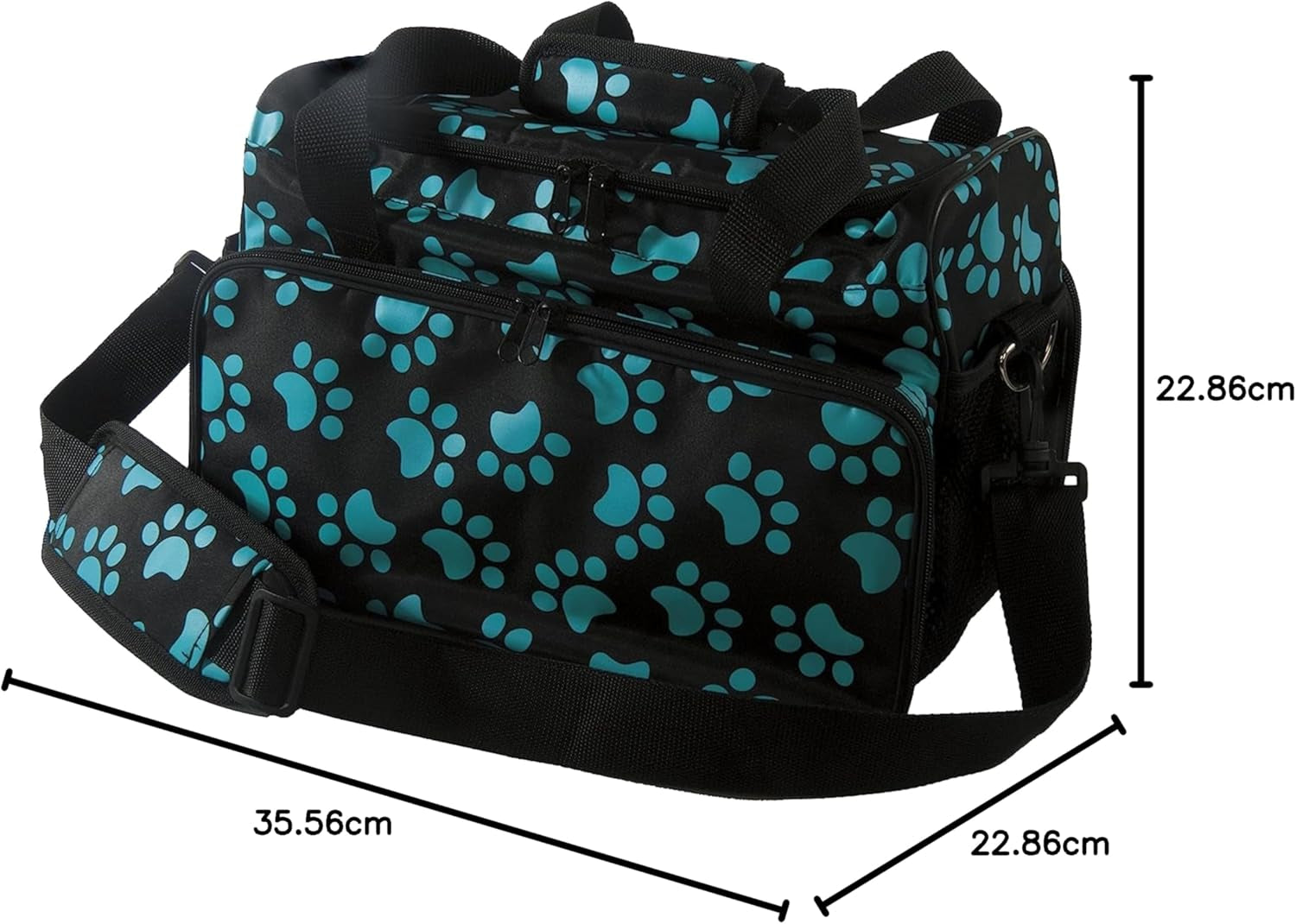Professional Animal Pet Travel Bag, Turquoise #97764-300