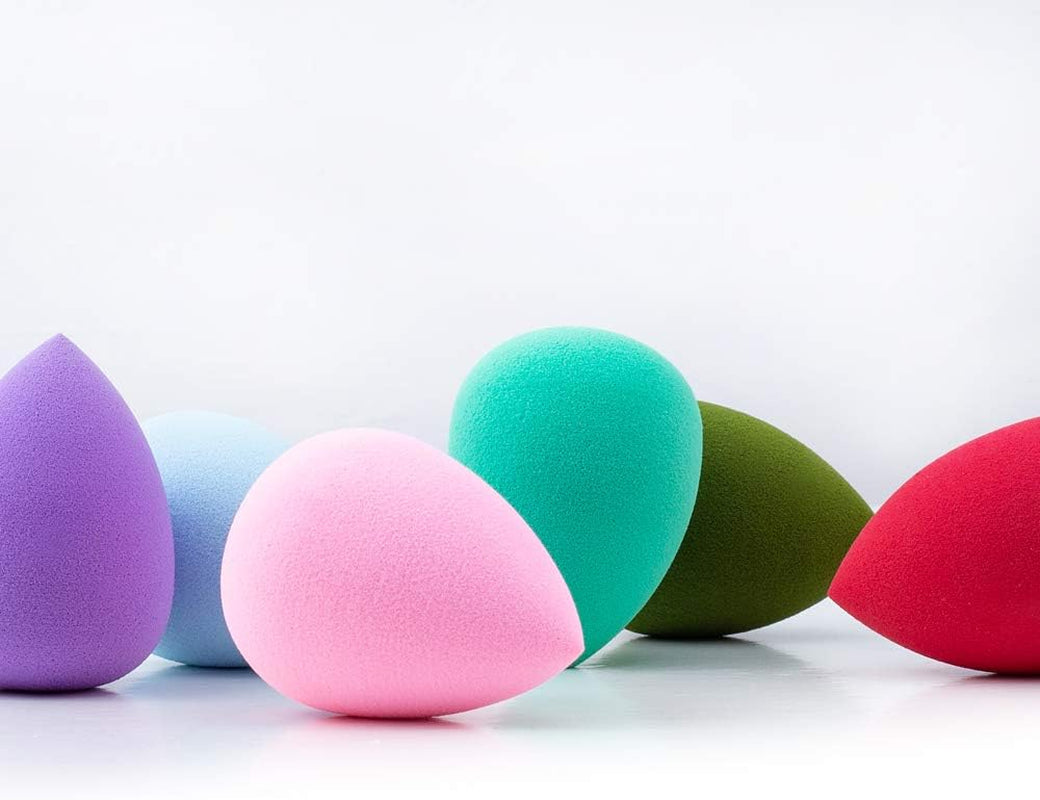 MAGMAC 10 Pcs Perfect Makeup Sponge Set Blender, Beauty Sponge Makeup Blender Flawless for Liquid,Multi-Colored Makeup Sponges