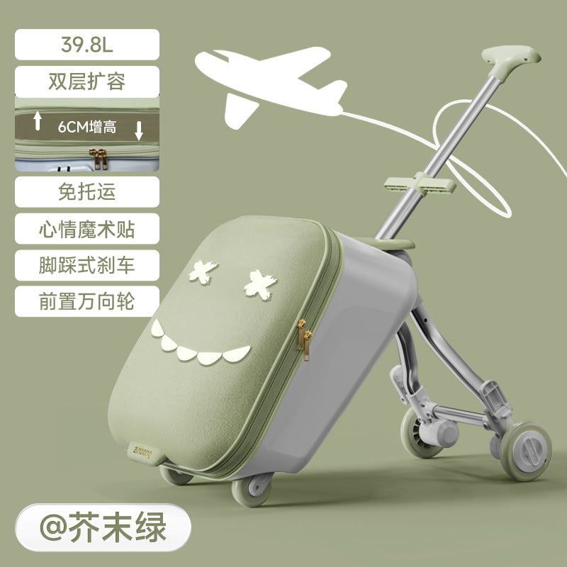 Luggage Children's Riding And Boarding Machine Trolley Case