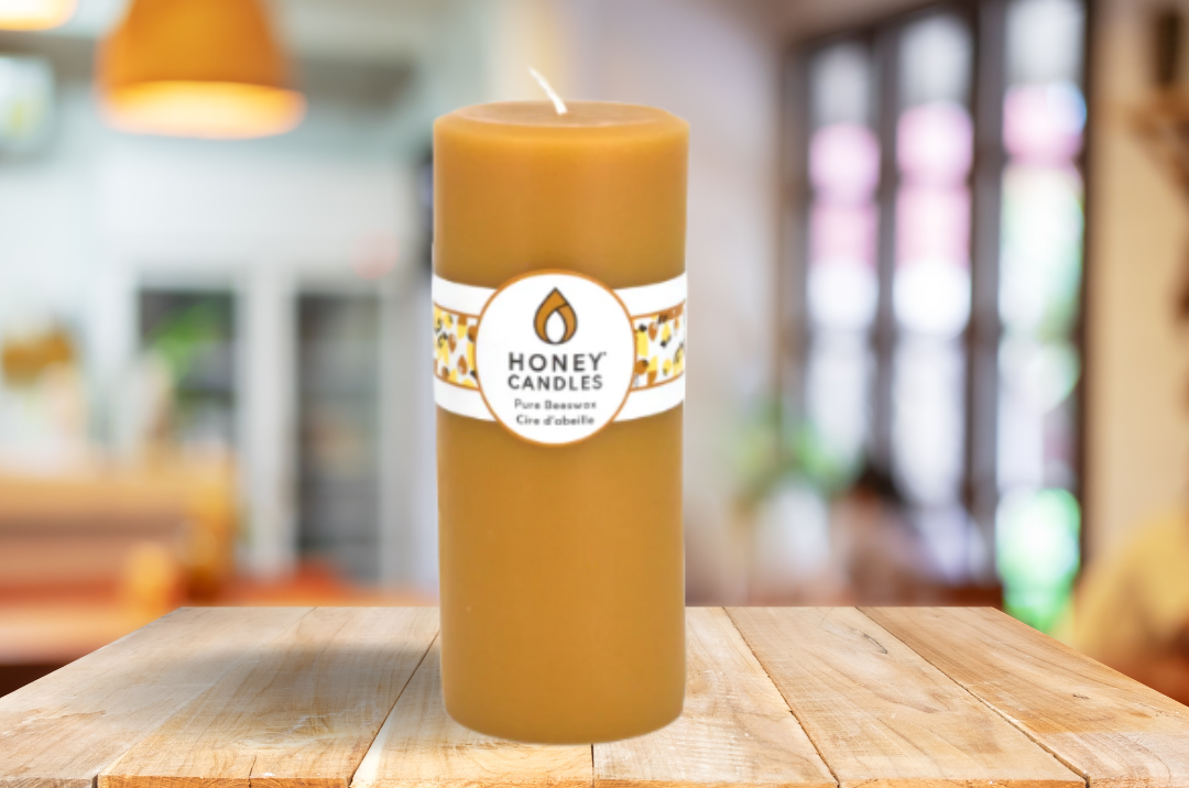 3 Day - 100% Pure Bees Wax Candle - Made in Canada