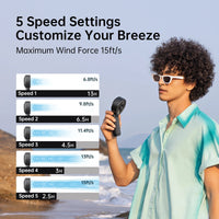 JISULIFE Portable Handheld Fan with LED Display,5 Speeds,5000mAh,150°Folded,3 - IN - 1 Hand/Desk/Neck Multifunction Personal Fan - Regalo ShopJISULIFE Official Store1200004117227023914:4965000mAh White;200007763:2013361005000mAh WhiteCHINAJISULIFE Portable Handheld Fan with LED Display,5 Speeds,5000mAh,150°Folded,3 - IN - 1 Hand/Desk/Neck Multifunction Personal Fan