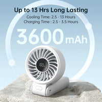 JISULIFE Portable Handheld Fan with LED Display,5 Speeds,5000mAh,150°Folded,3 - IN - 1 Hand/Desk/Neck Multifunction Personal Fan - Regalo ShopJISULIFE Official Store1200004117227023614:3663600mAh White;200007763:2013361003600mAh WhiteCHINAJISULIFE Portable Handheld Fan with LED Display,5 Speeds,5000mAh,150°Folded,3 - IN - 1 Hand/Desk/Neck Multifunction Personal Fan