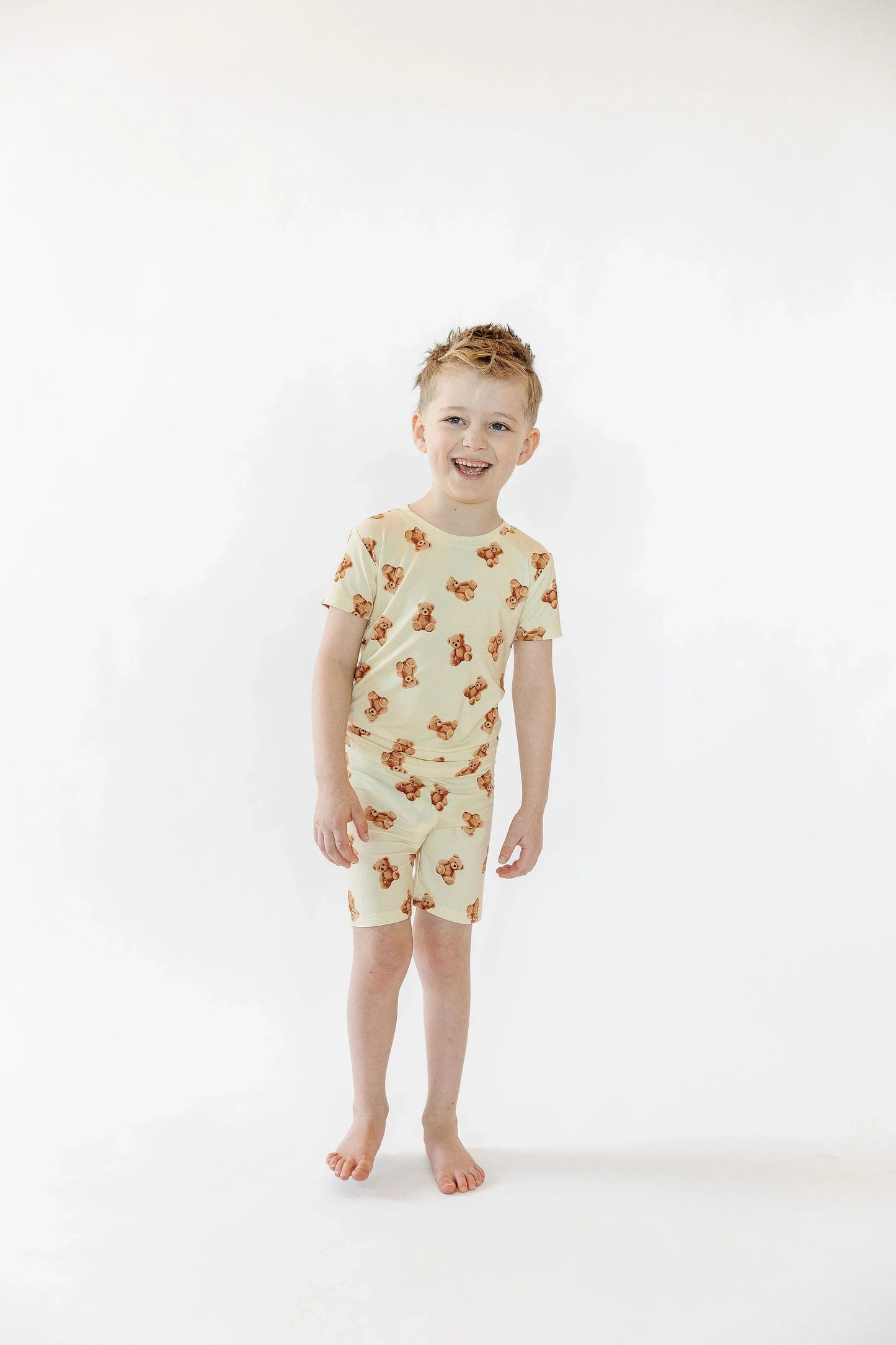 Kids Teddy Bear Long Sleeve Pajama Shirt