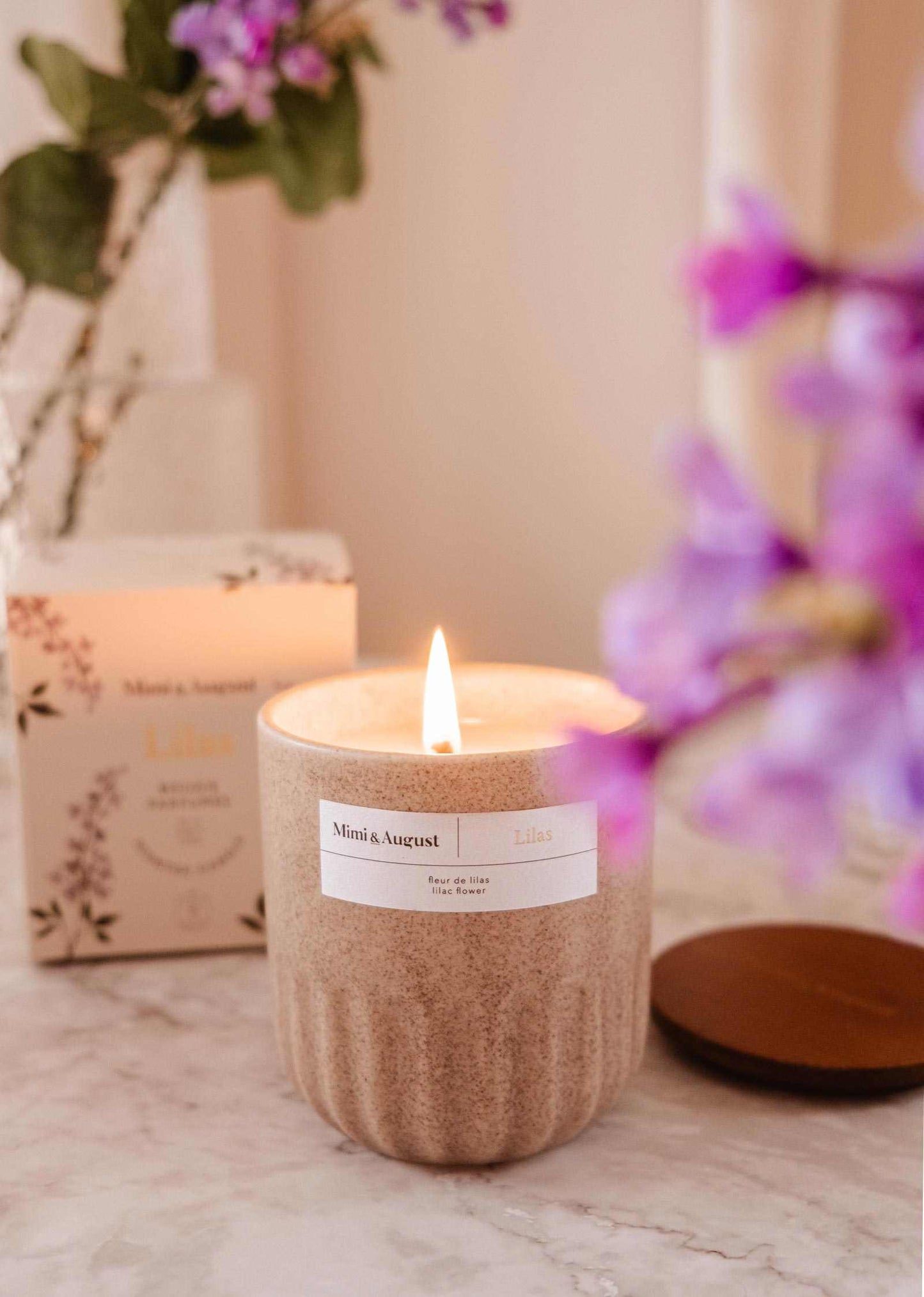 Lilac - Reusable Candle