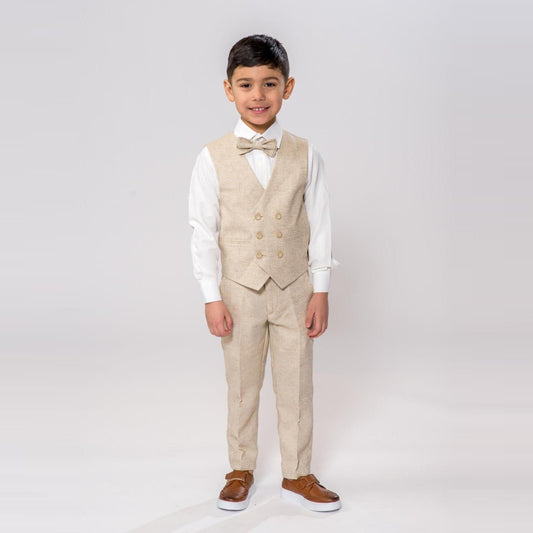 Lucky Luke’s Boys Vest Set - Regalo ShopFormal BoysJuniorKidsLucky Luke830923998407Beige0-6MLucky Luke’s Boys Vest Set