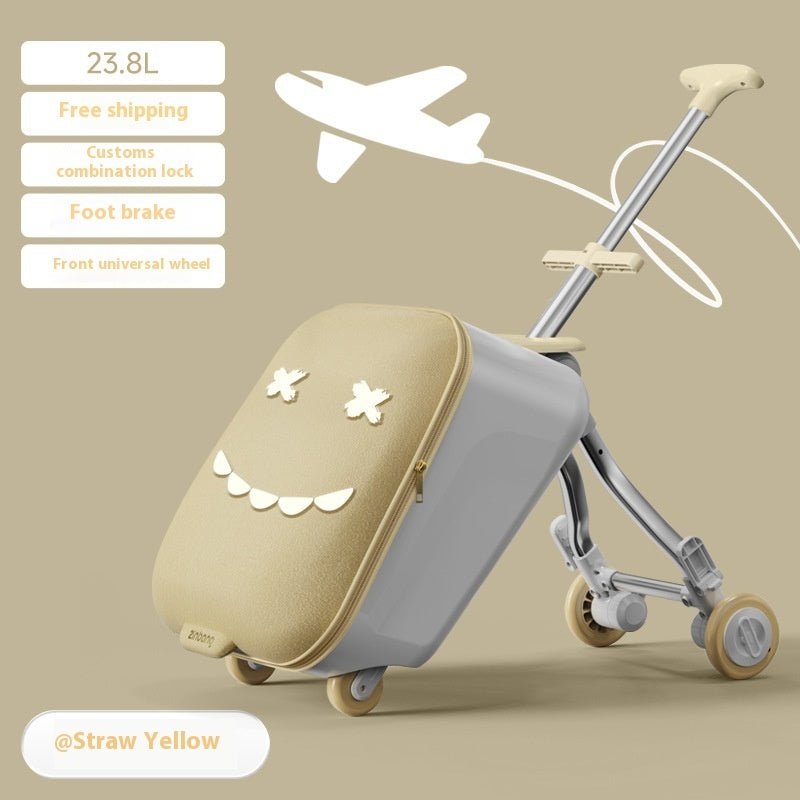 Luggage Children's Riding And Boarding Machine Trolley Case - Regalo ShopBagsCJCJYD228095404DWLight Yellow 23.8L42x33x45cm22db10fa03ec6593ad2460a2490b36e3