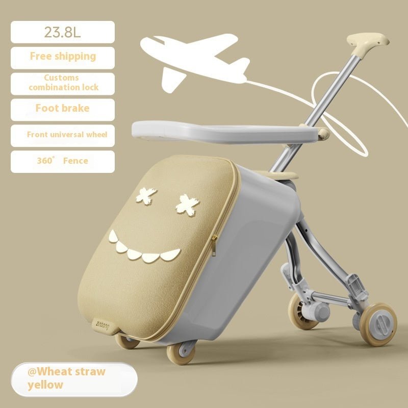 Luggage Children's Riding And Boarding Machine Trolley Case - Regalo ShopBagsCJCJYD228095405EVLight Yellow Fence 23.8L42x33x45cm22779ecf9da16e532480fd8865b9c7fb