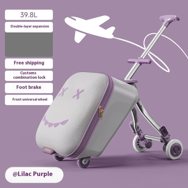 Luggage Children's Riding And Boarding Machine Trolley Case - Regalo ShopBagsCJCJYD228095410JQLilac Purple 39.8L42x33x45cm979848424f4ad18c8fc8f303e88b1e82