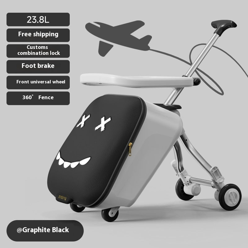 Luggage Children's Riding And Boarding Machine Trolley Case - Regalo ShopBagsCJCJYD228095413MNGraphite Black Fence 23.8L42x33x45cm5b416848cd23707467509f71a74fe7da