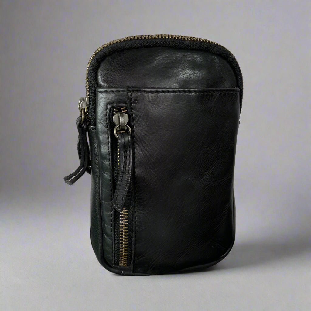MET Small Leather Crossbody Bag - Regalo ShopHandbags & PursesBoutique of Leathers/Open Road389951043011BlackMET Small Leather Crossbody Bag