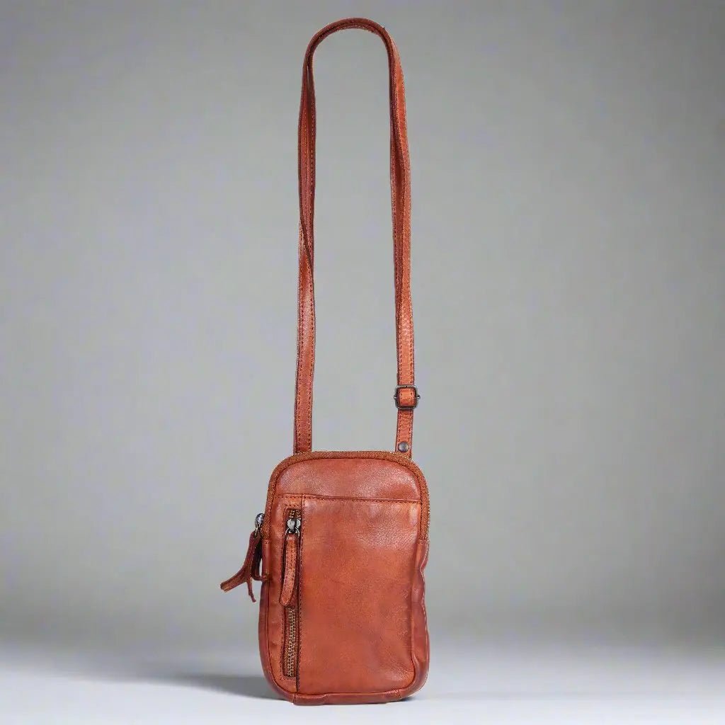 MET Small Leather Crossbody Bag - Regalo ShopHandbags & PursesBoutique of Leathers/Open Road389961043011CognacMET Small Leather Crossbody Bag