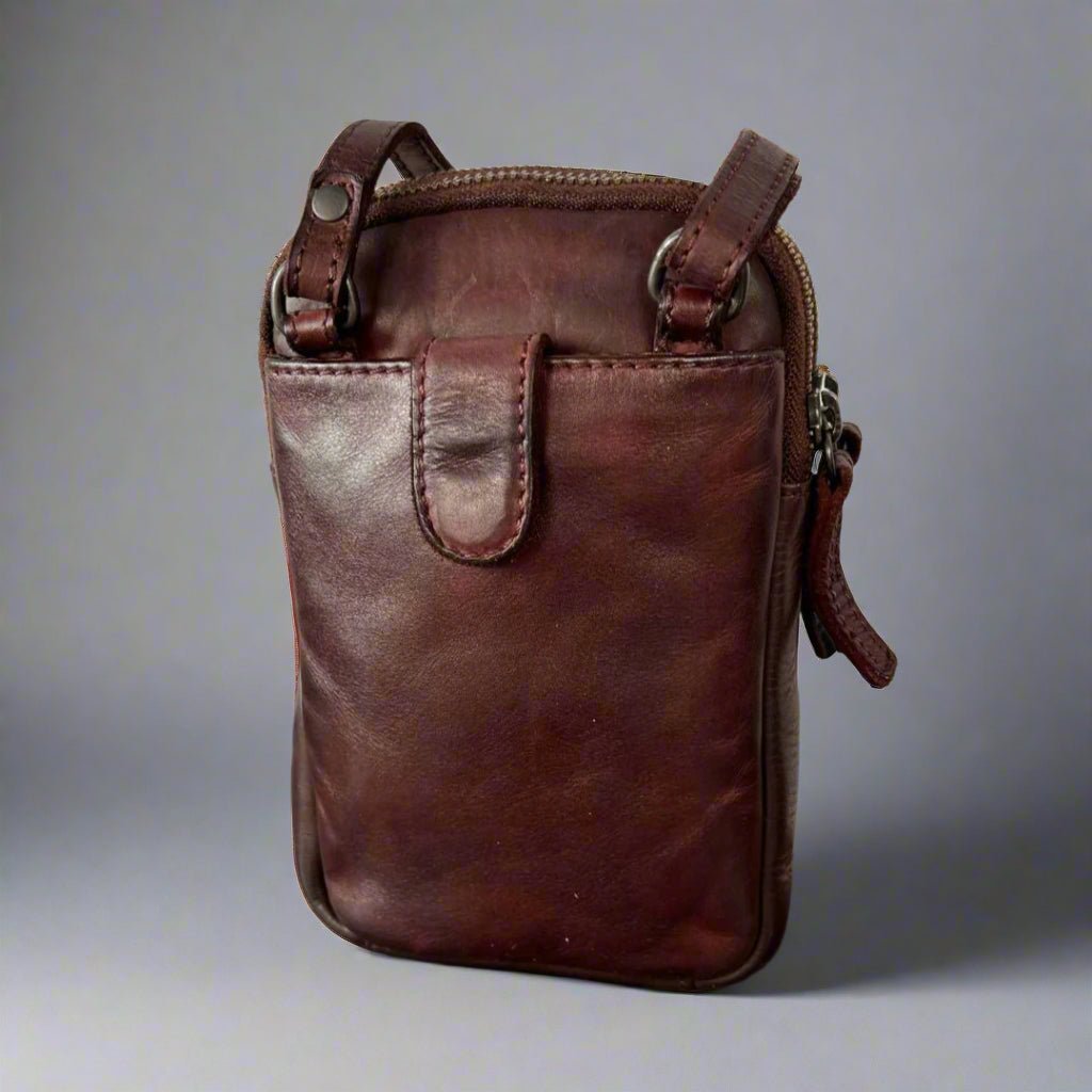 MET Small Leather Crossbody Bag - Regalo ShopHandbags & PursesBoutique of Leathers/Open Road389971043011CranberryMET Small Leather Crossbody Bag