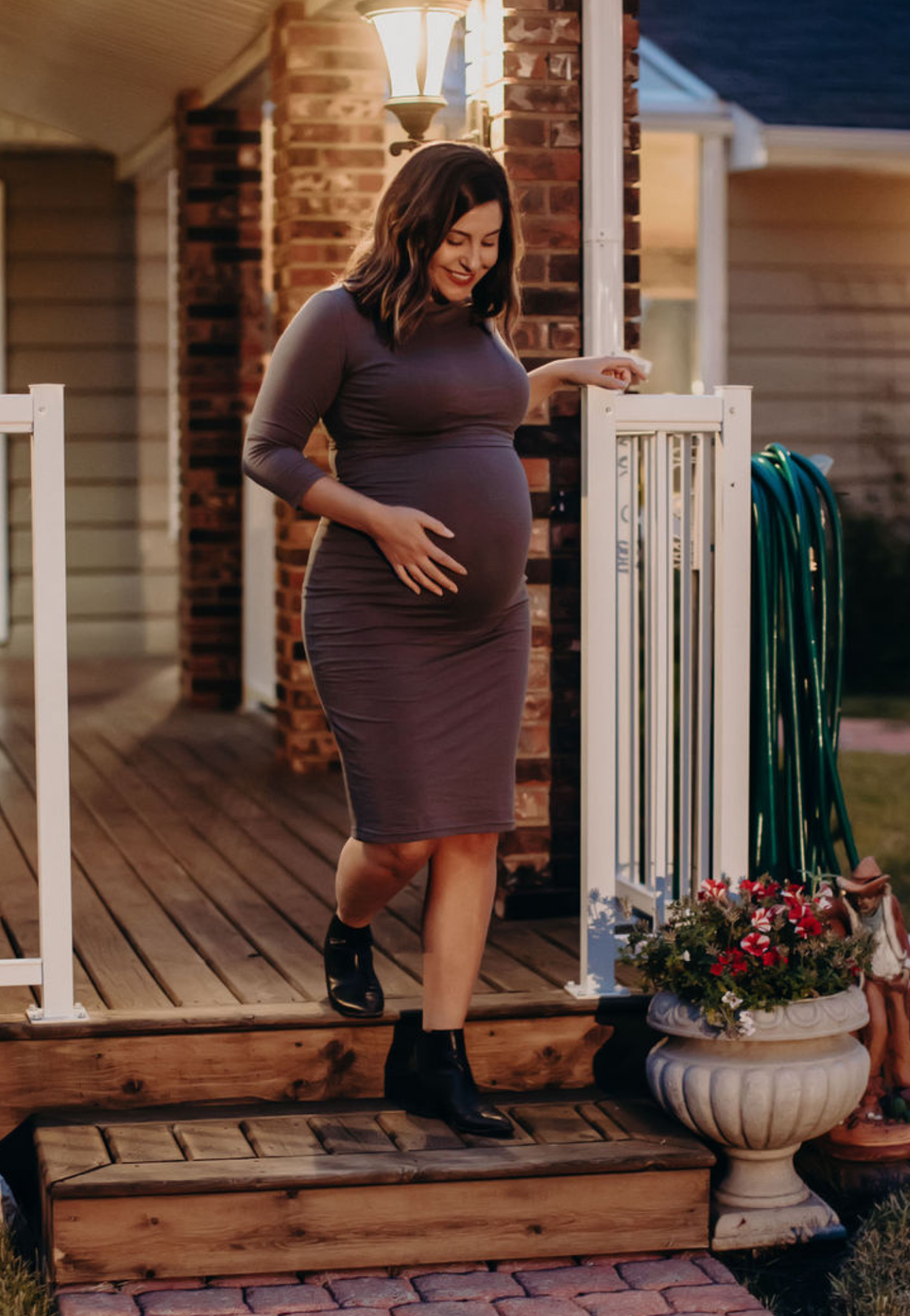 Taryn 3/4 Sleeve Maternity and Nursing Dress