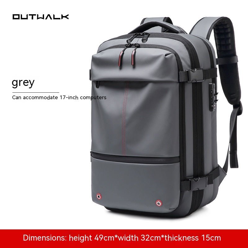 Travel Backpack Men's Business Multifunction Computer Bag Vacuum Compression Large-capacity Backpack - Regalo ShopBagsCJCJNS195860302BYLight Gray19 Inch168740640d4c1d609ceb97e5111ae7c9