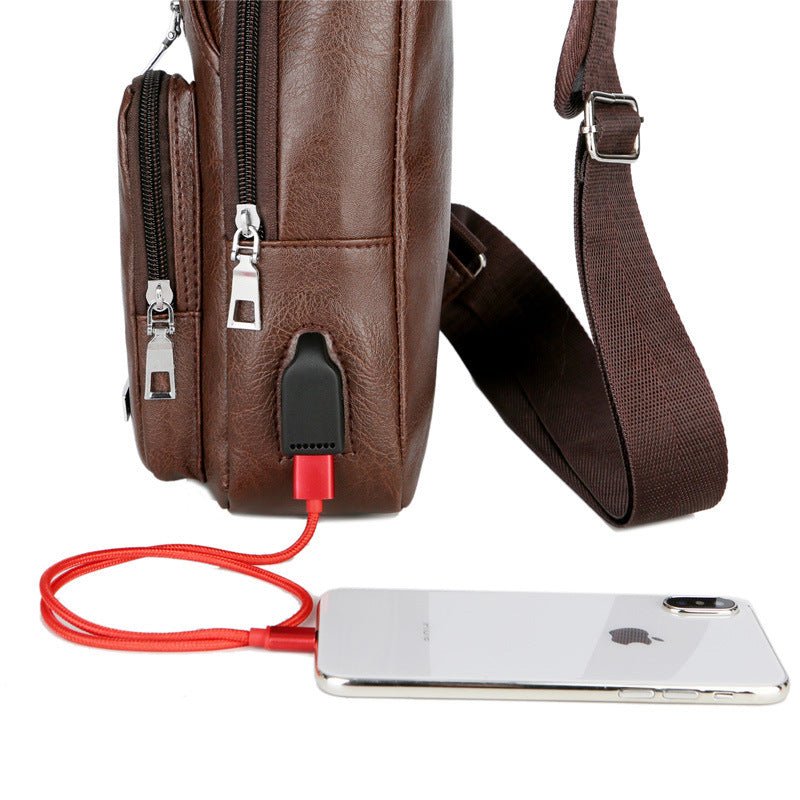 USB Portable Charging Chest Bag Messenger Bag - Regalo ShopBagsCJCJBHNSYB00085-Black x2pcsBlack x2pcs53fe6d8d1c053f59fd3acd3fe659aaa4