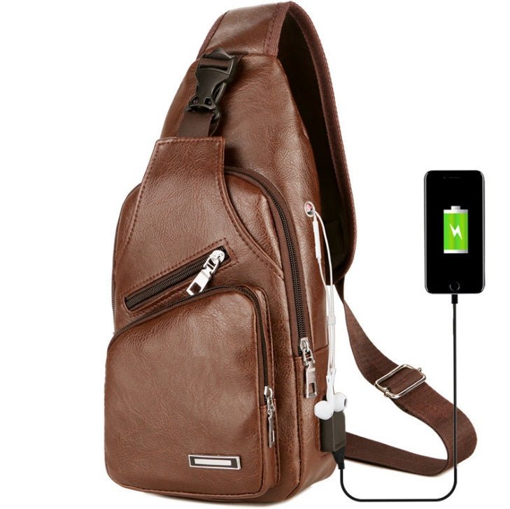 USB Portable Charging Chest Bag Messenger Bag - Regalo ShopBagsCJCJBHNSYB00085-Light brownLight brownbf424a6a7f78ee21f2ea7bd59ae43d6f