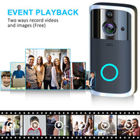 WiFi Video Doorbell Camera - Regalo ShopCameraCJCJJSAQMD00007-BlackBlackWiFi Video Doorbell Camera