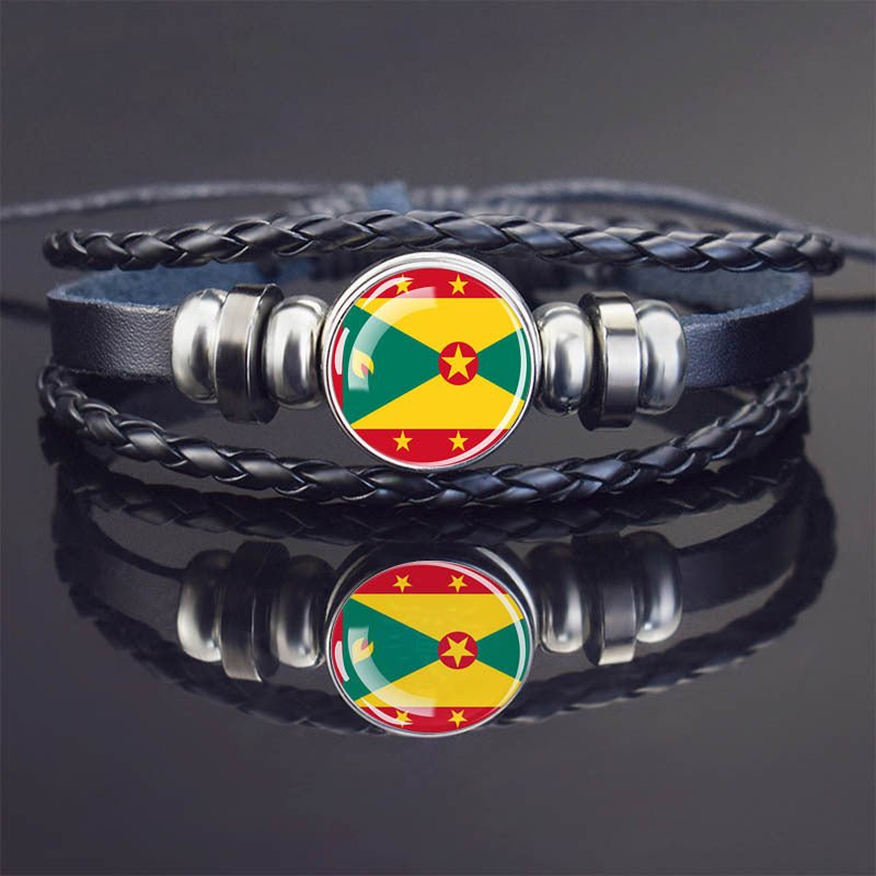 World Flag Bracelet Woven Twisted - Regalo ShopBraceletCJCJSL231806166NMGrenada8a600203a46d23885fa522c7871e68db